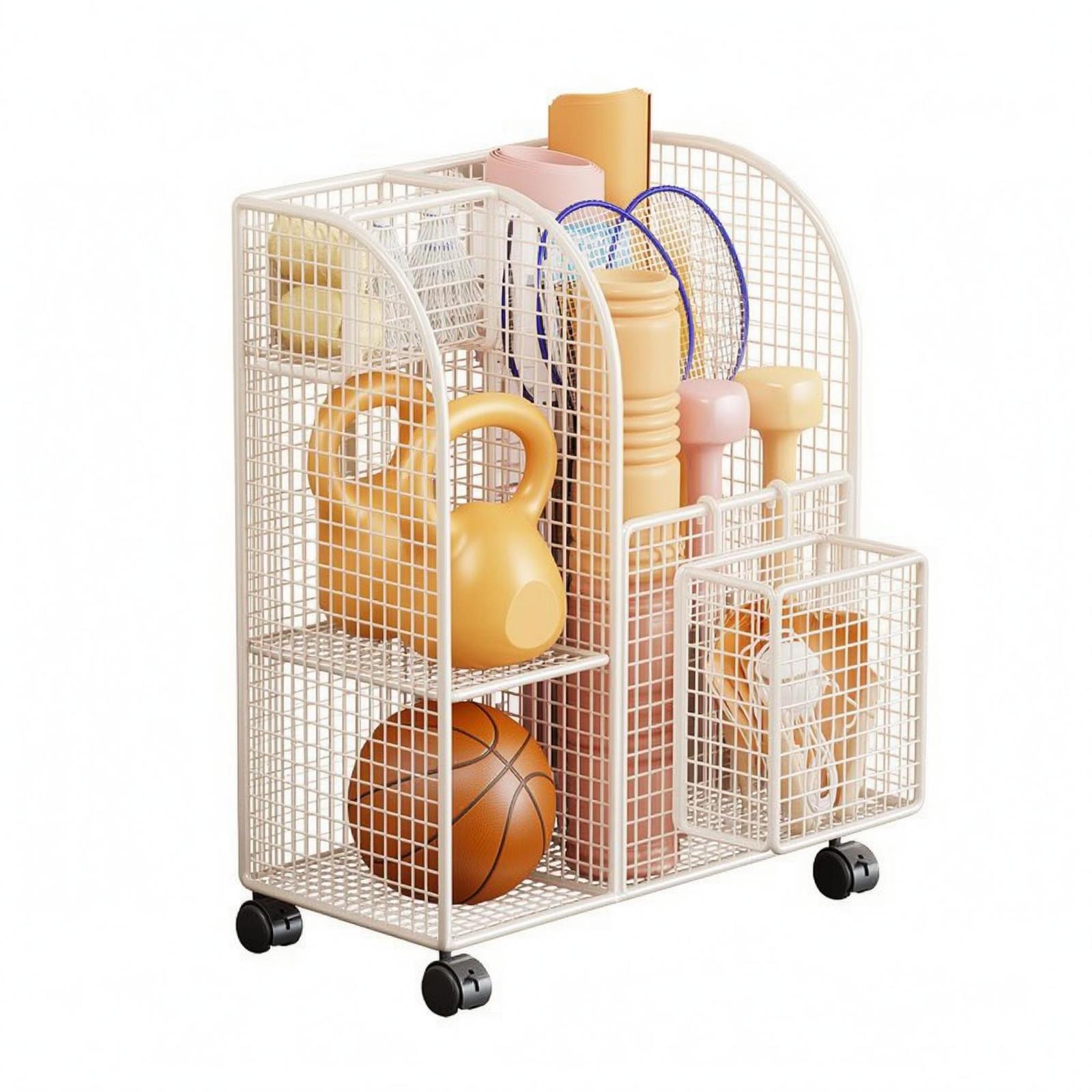 Compact Iron Wire Rack for Exe - Yoga Fitness Mat ulasan dan harga