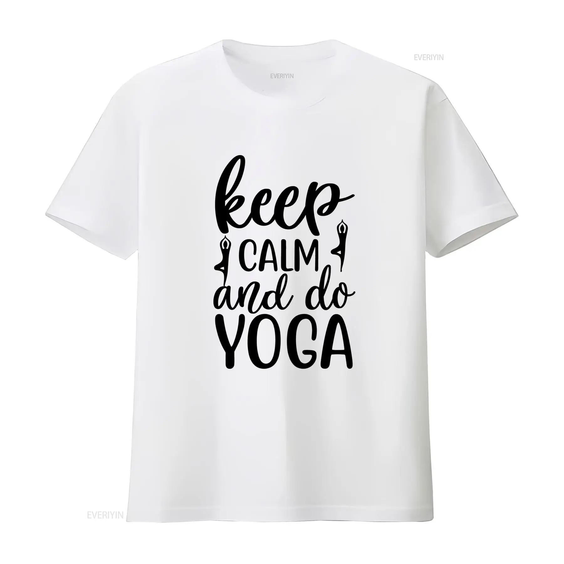 Keep Calm and Do Yoga T Shirt  - Yoga Fitness Quotes ulasan dan harga