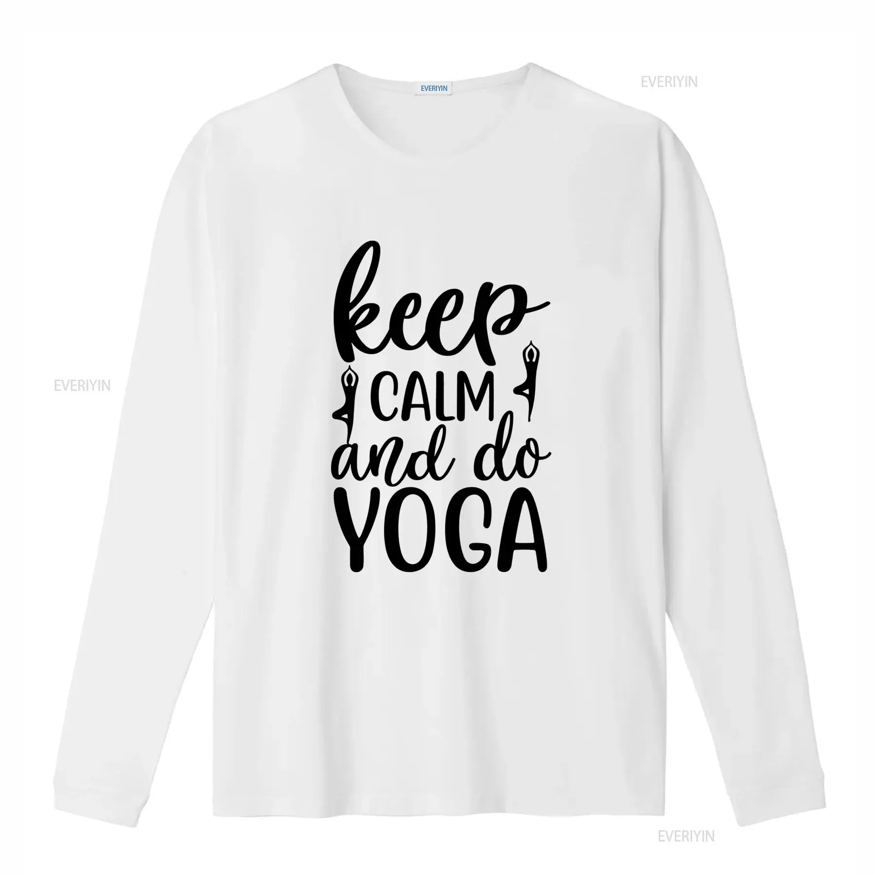 Keep Calm and Do Yoga T Shirt  - Yoga Fitness Quotes ulasan dan harga