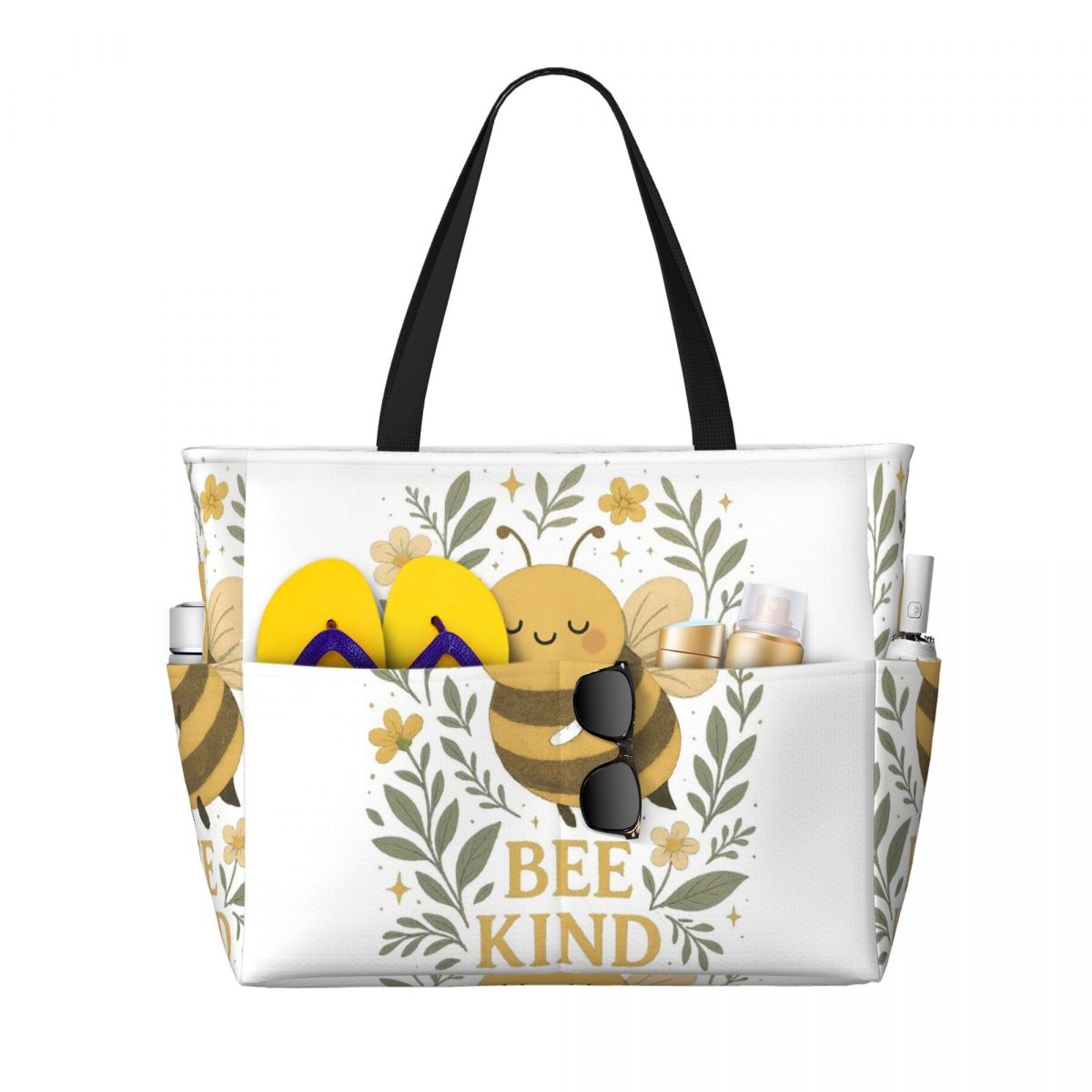 Bee Kind Cute Bumblebee Floral - Yoga Fitness Quotes ulasan dan harga