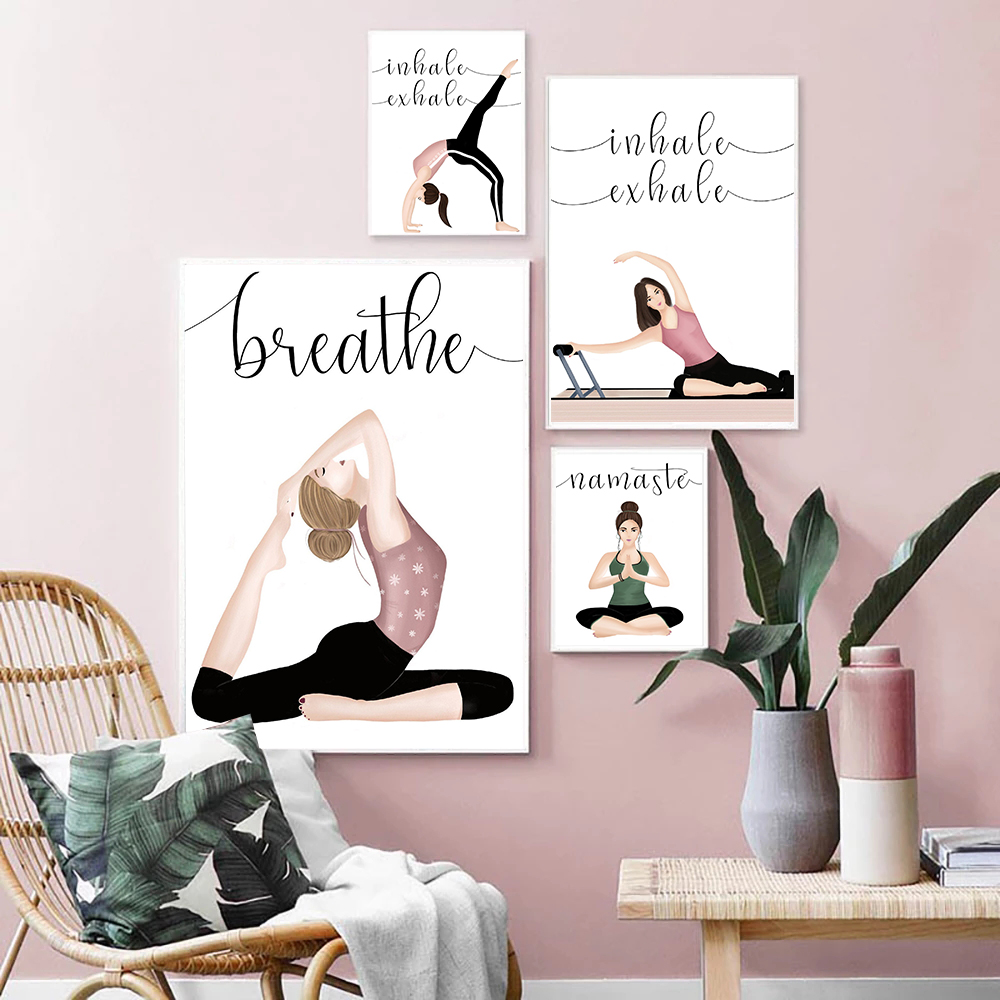 Inhale Exhale Quote Yoga Poste - Yoga Fitness Quotes ulasan dan harga