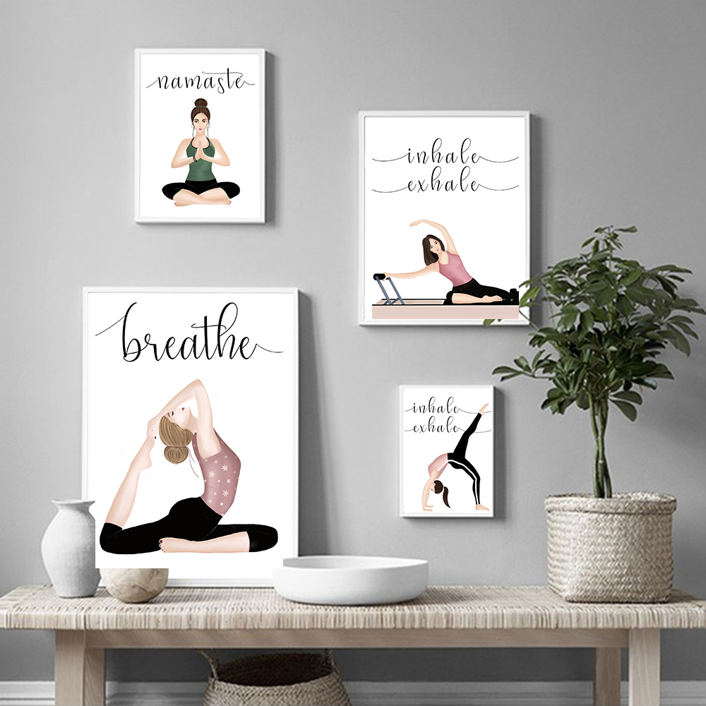 Inhale Exhale Quote Yoga Poste - Yoga Fitness Quotes ulasan dan harga