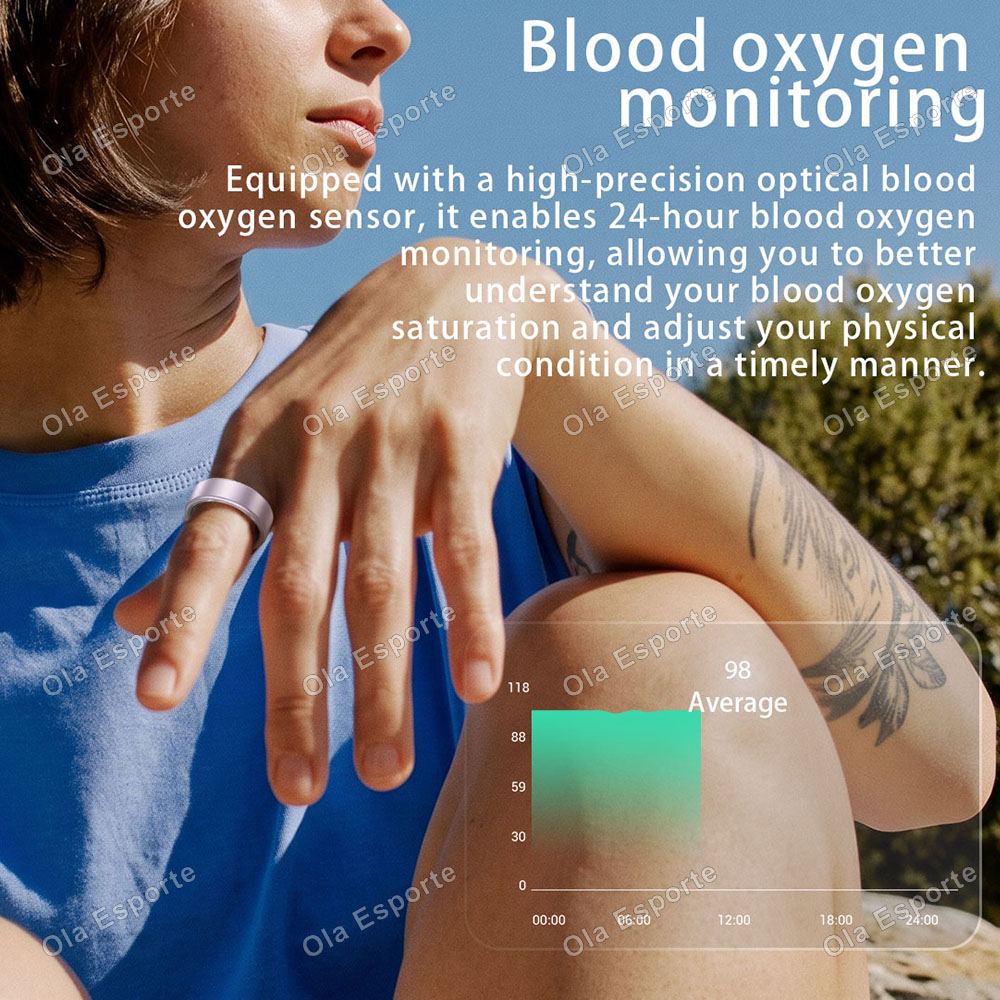 Smart Ring Heart Rate Blood Ox - Gymnastics Rings ulasan dan harga
