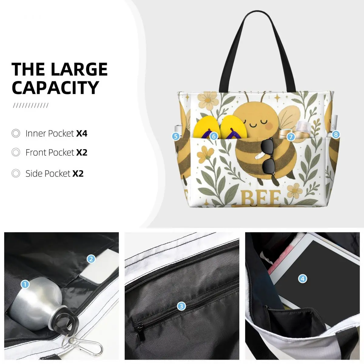 Bee Kind Cute Bumblebee Floral - Yoga Fitness Quotes ulasan dan harga