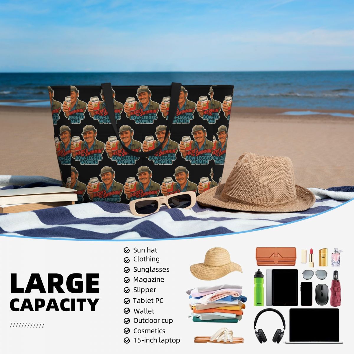 Heres To Swimmin Quint Jaws Mo - Yoga Fitness Quotes ulasan dan harga